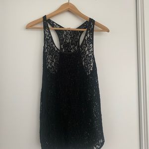 Wilfred Lace Black T-Back Cami